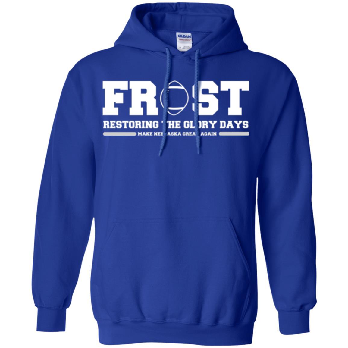 Football T-shirt Scott Frost 2018 Make Nebraska Royal