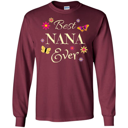 Best Nana Ever T-shirt Maroon