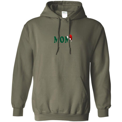 Christmas T-shirt Mom Santa Military Green
