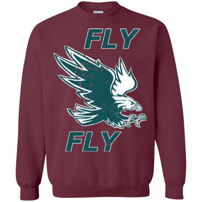 Eagle Lover T-shirt Flying Eagle T-shirt Maroon