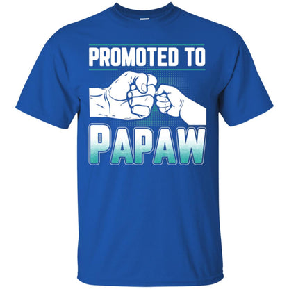 Promoted To Papaw Papa T-shirt Royal