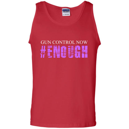 Anti Gun T-shirt Gun Control Now Enough Red