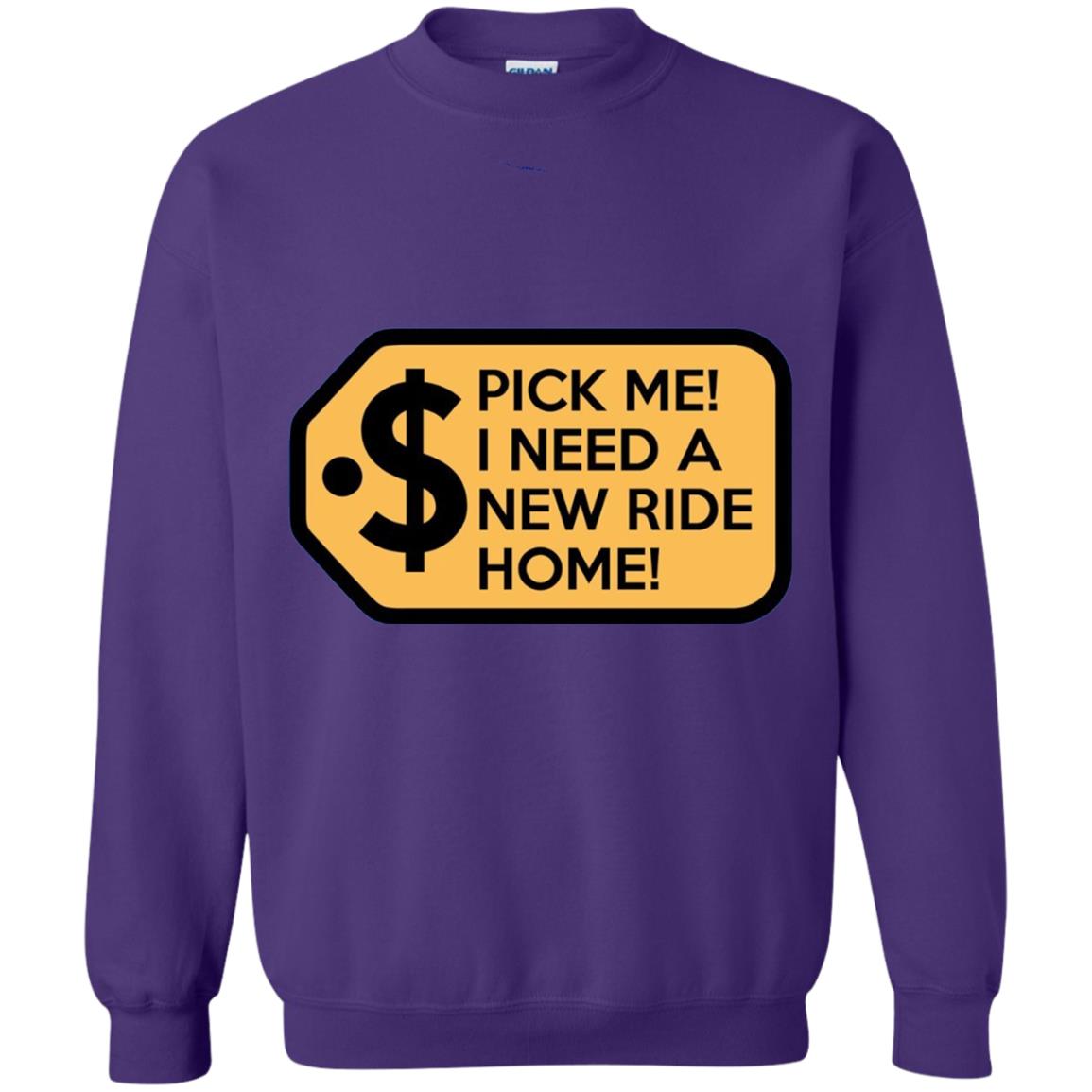 Pick Me I Need A New Ride Home Game Show T-shirts Purple