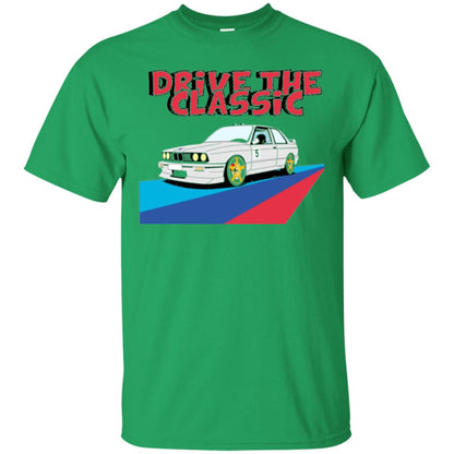 Classic Drive Vintage Collectors Bmw Lovers T-shirt Irish Green