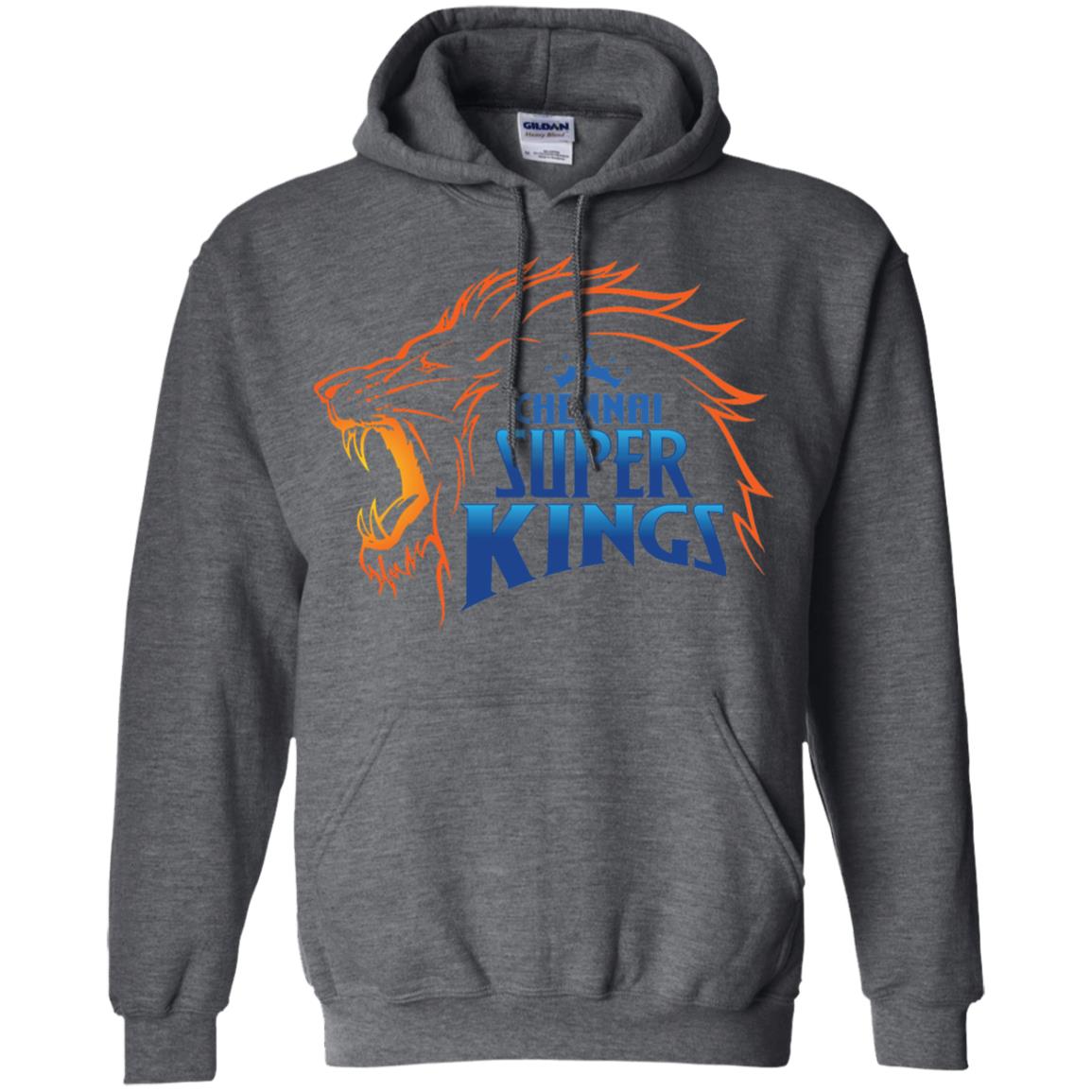 Chennai Super Kings Cricket Fans 2018 T-shirt Dark Heather