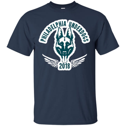 Dog Lover T-shirt Philadelphia Underdogs Navy