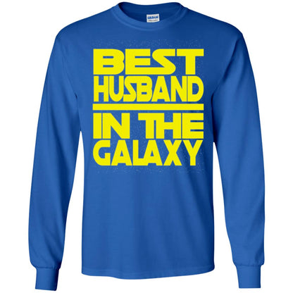Best Husband In The Galaxy T-shirt Royal