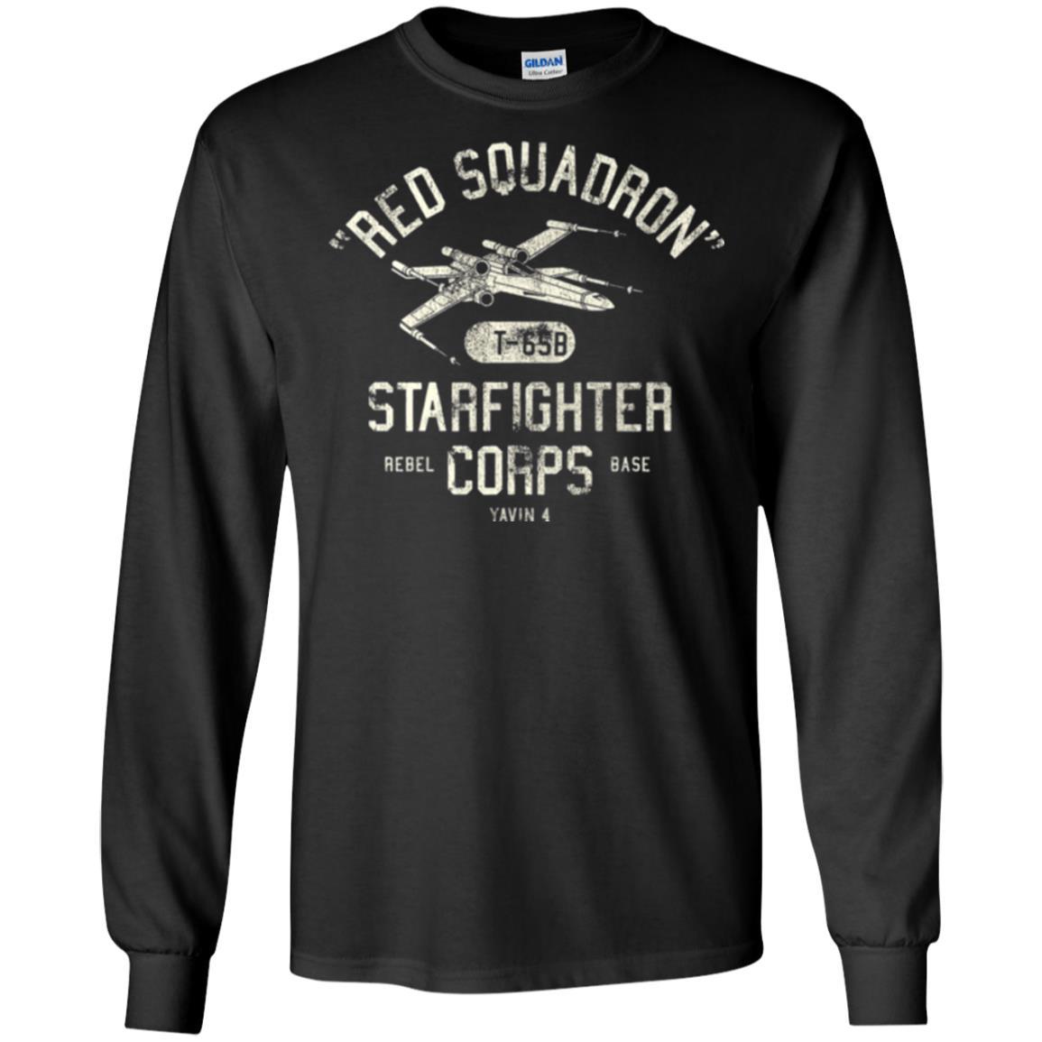 Movie T-shirt Red Squadron Starfighter Rebel Corps Base