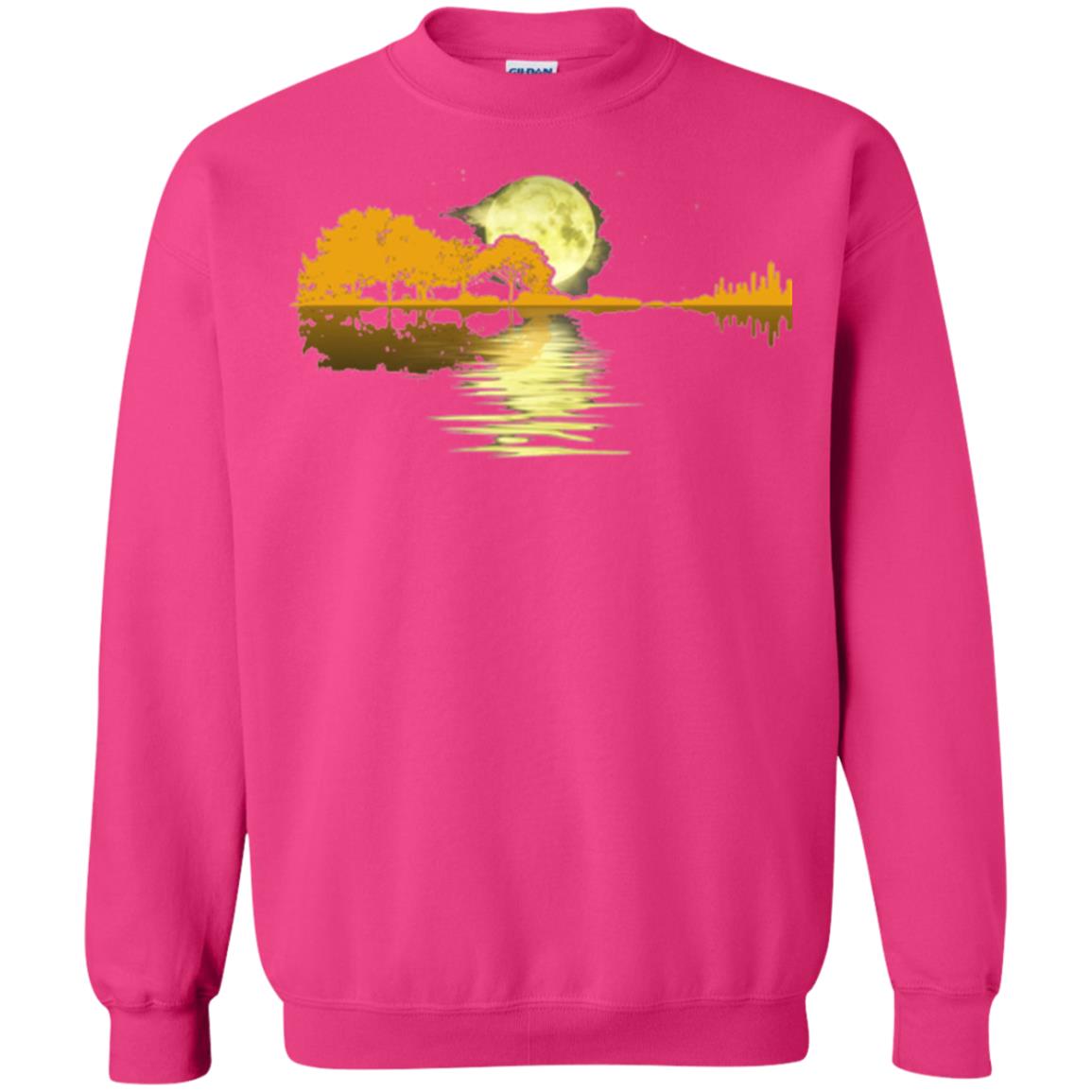 Guitar Lake Shadow T-shirt Heliconia