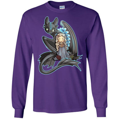 Dragon Night Fury Cartoon Shirt Purple