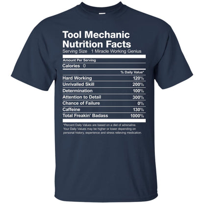 Tool Mechanic Uniform Funny T-shirt Navy