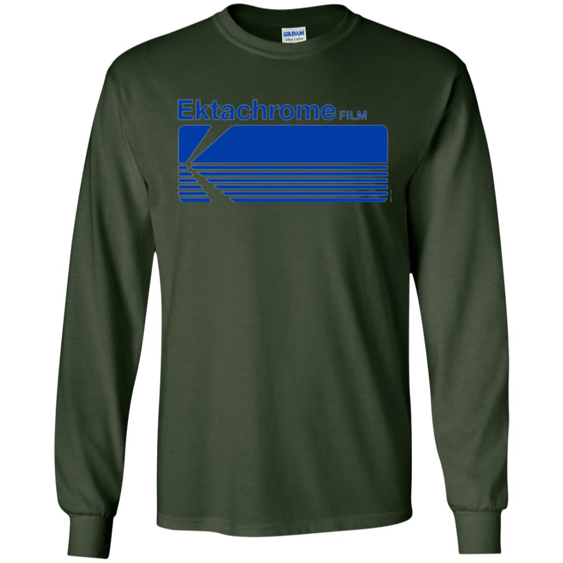 Logo T-shirt Vintage Ektachrome Film Forest Green