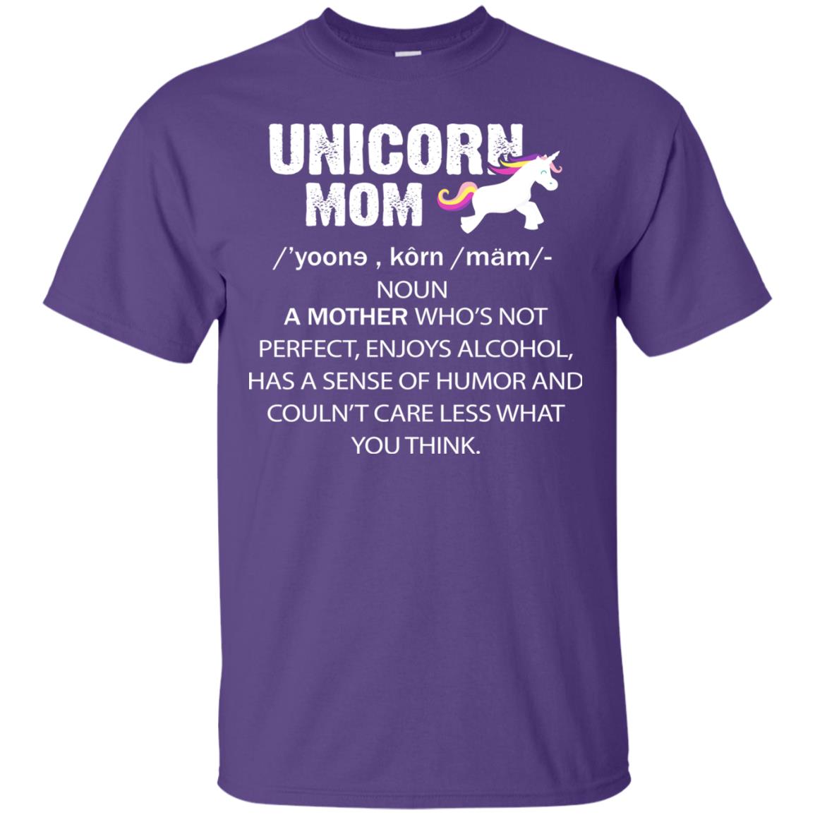 Unicorn Mom Shirt Purple
