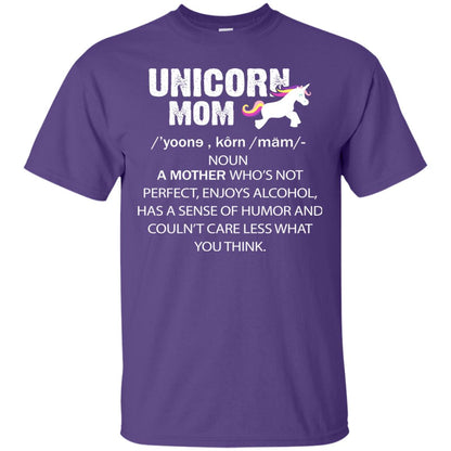Unicorn Mom Shirt Purple