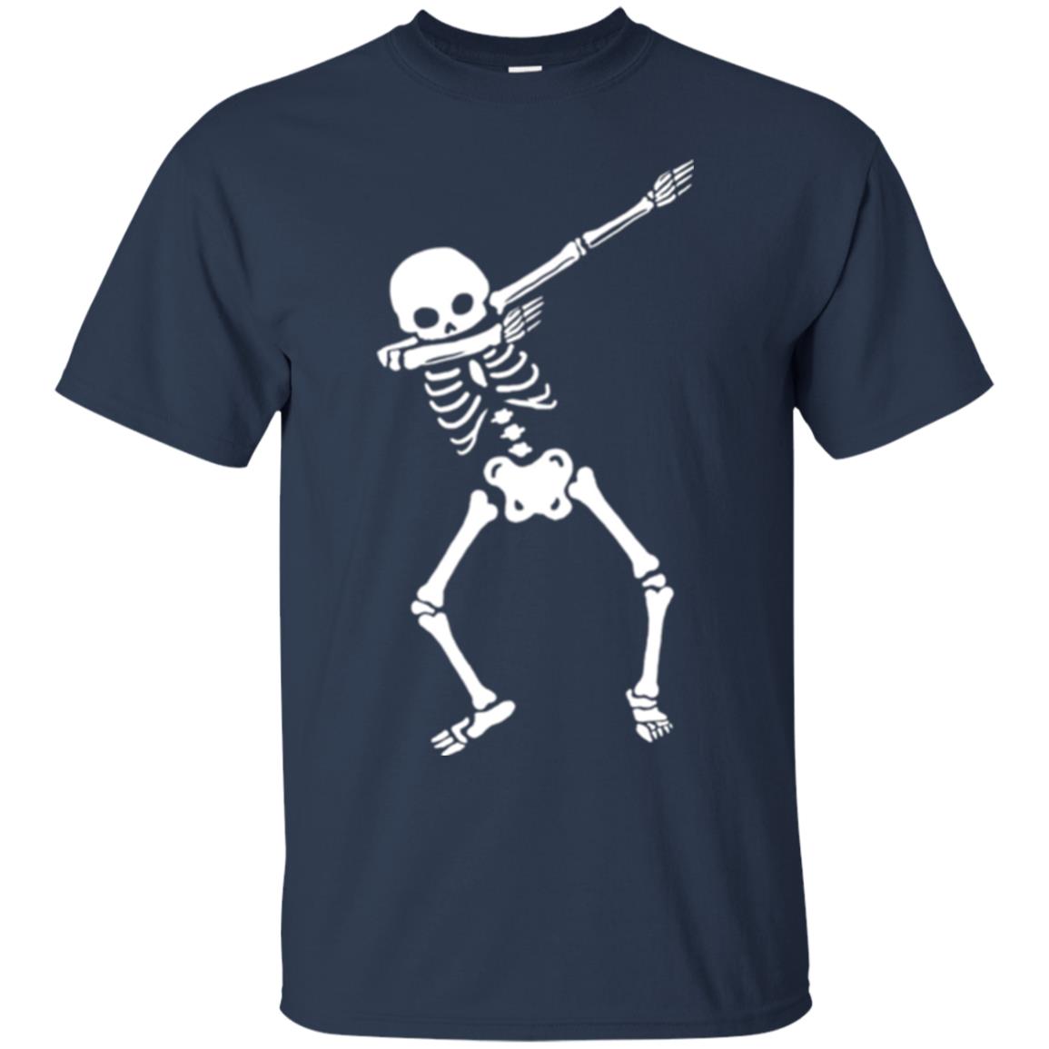 Dabbing Skeleton T Shirt Navy