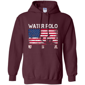 Water Polo Team American Flag Water Polo T-shirt