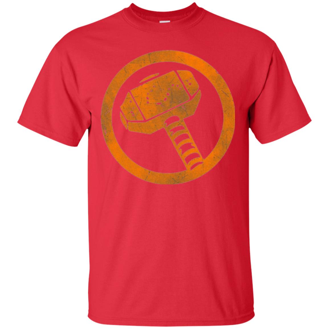 Thor Hammer T-shirt Red
