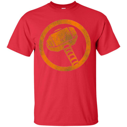 Thor Hammer T-shirt Red