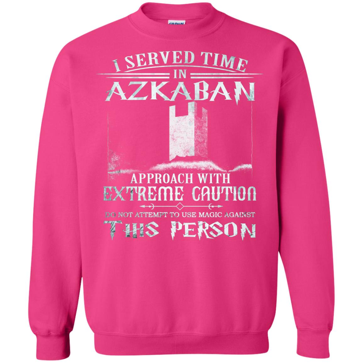 I Served Time In Azkaban Approach With Extreme Caution Harry Potter Fan T-shirt Heliconia