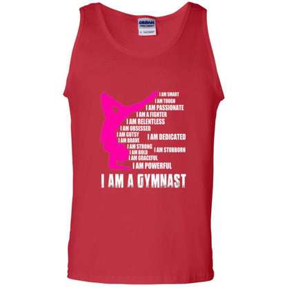 Gymnast T-shirt I Am A Gymnast Red