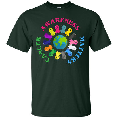 All Cancer Ribbons For All Cancer Awareness T-shirt Forest