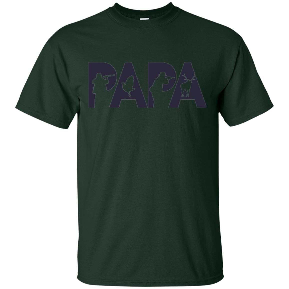 Hunter Dad T-shirt Forest Green