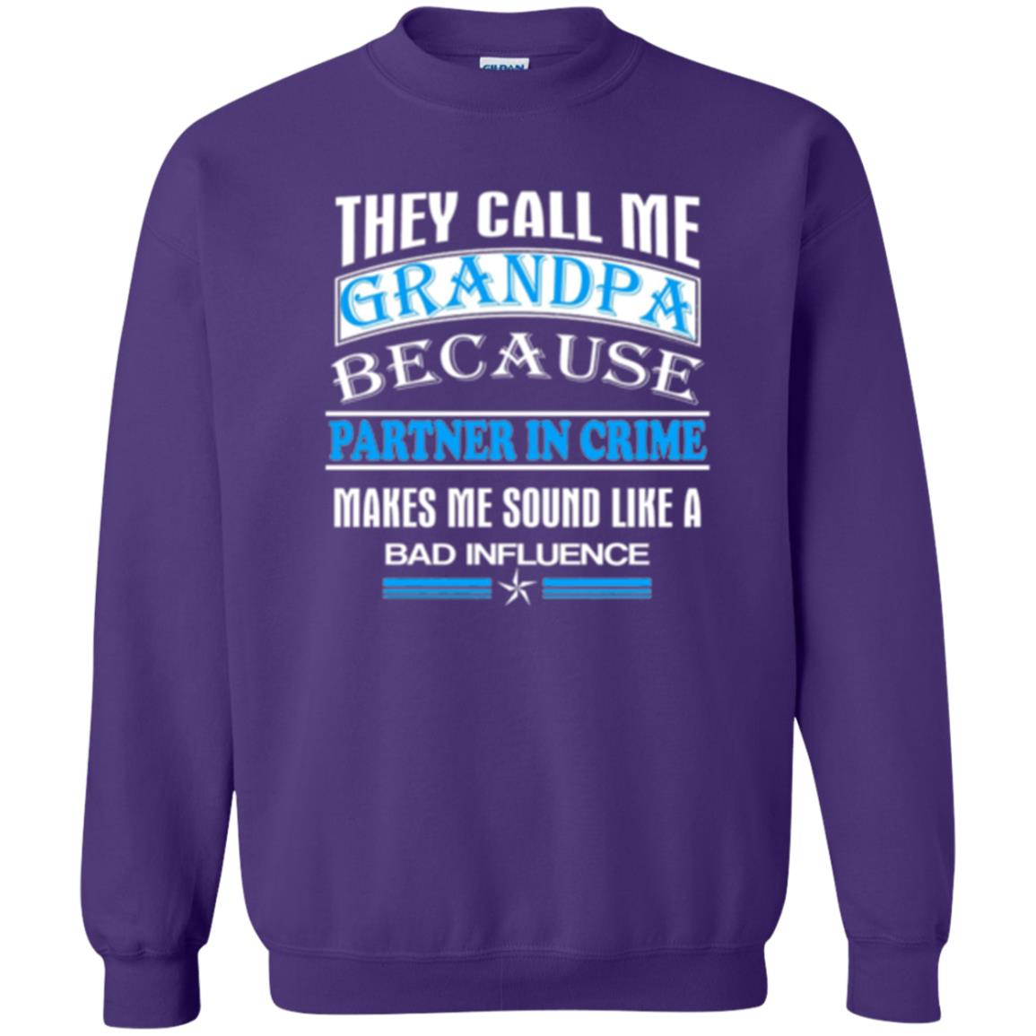 Family T-shirt They Call Me Grandpa Purple