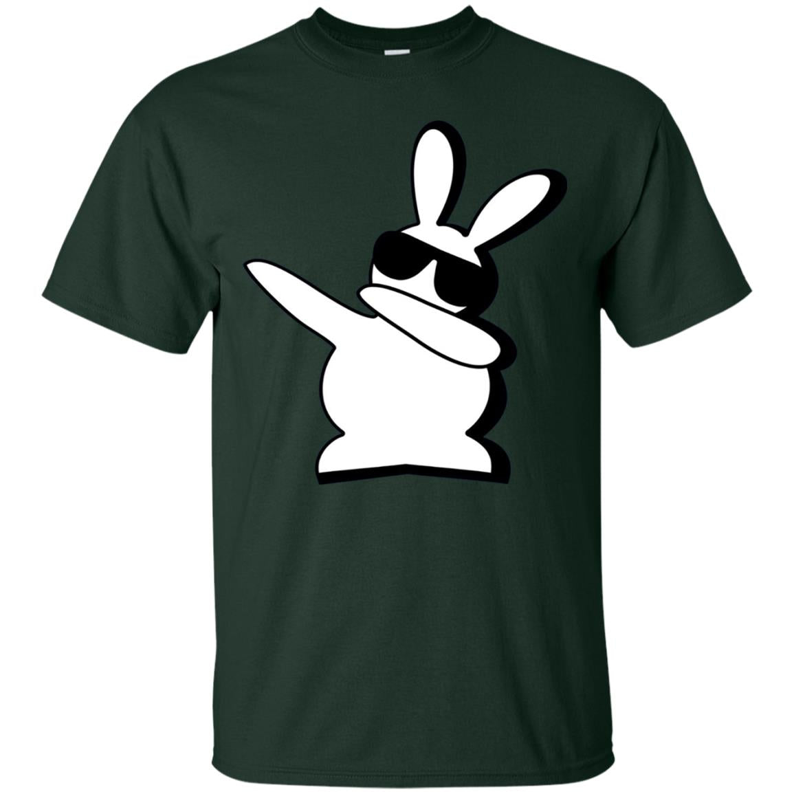 Dabbing Hip Hop Bunny Easter Dab Rabbit Dance T-shirt Forest