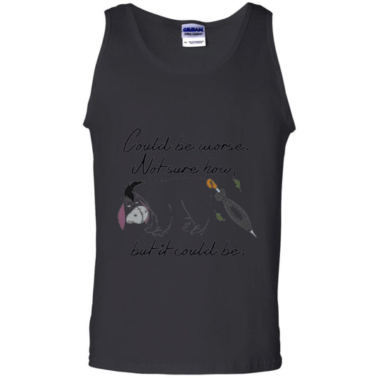 Eeyore Quote T-shirt Could Be Worse Not Sure How But It Could Be Black