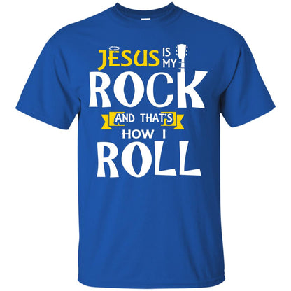 Jesus Is My Rock Christian Shirt For Rock Lover Royal