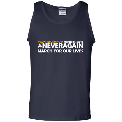 Anti Gun T-shirt Gun Reform Now Never Again March For Our Lives March 24 2018 Navy