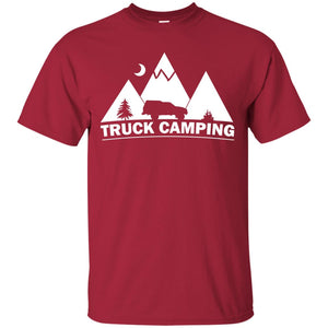 Truck Camping Night Landscape And Adventures T-shirt