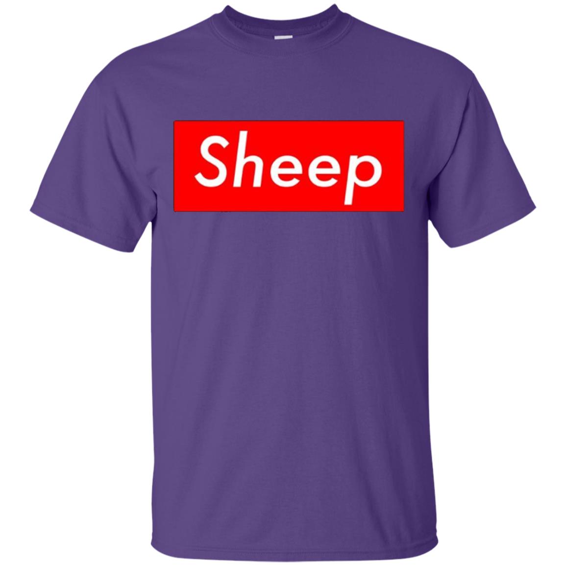 Sheep Box Logo Hype T-shirt Purple