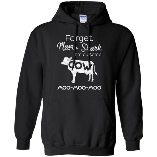Forget Mama Shark I'm A Mama Cow Shirt Black