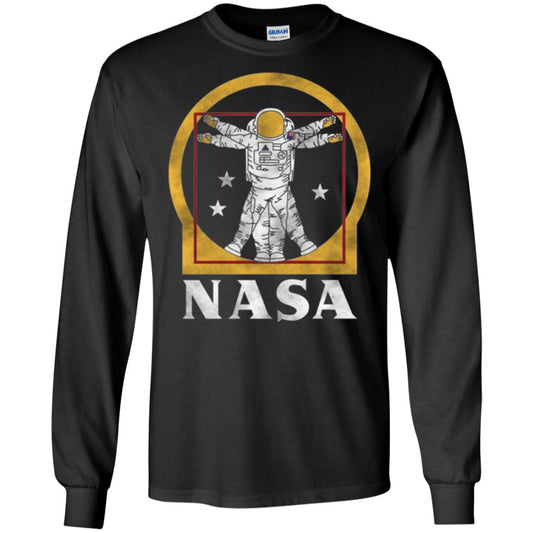Nasa Vitruvian Astronaut Graphic T-shirt Black