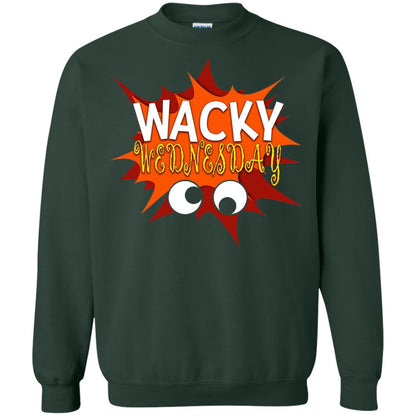 Wacky Wednesday Googly Eyes Silly T-shirt Forest Green