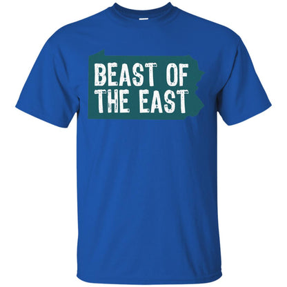 Pennsylvania State T-shirt East Beast Distressed Philadelphia Royal