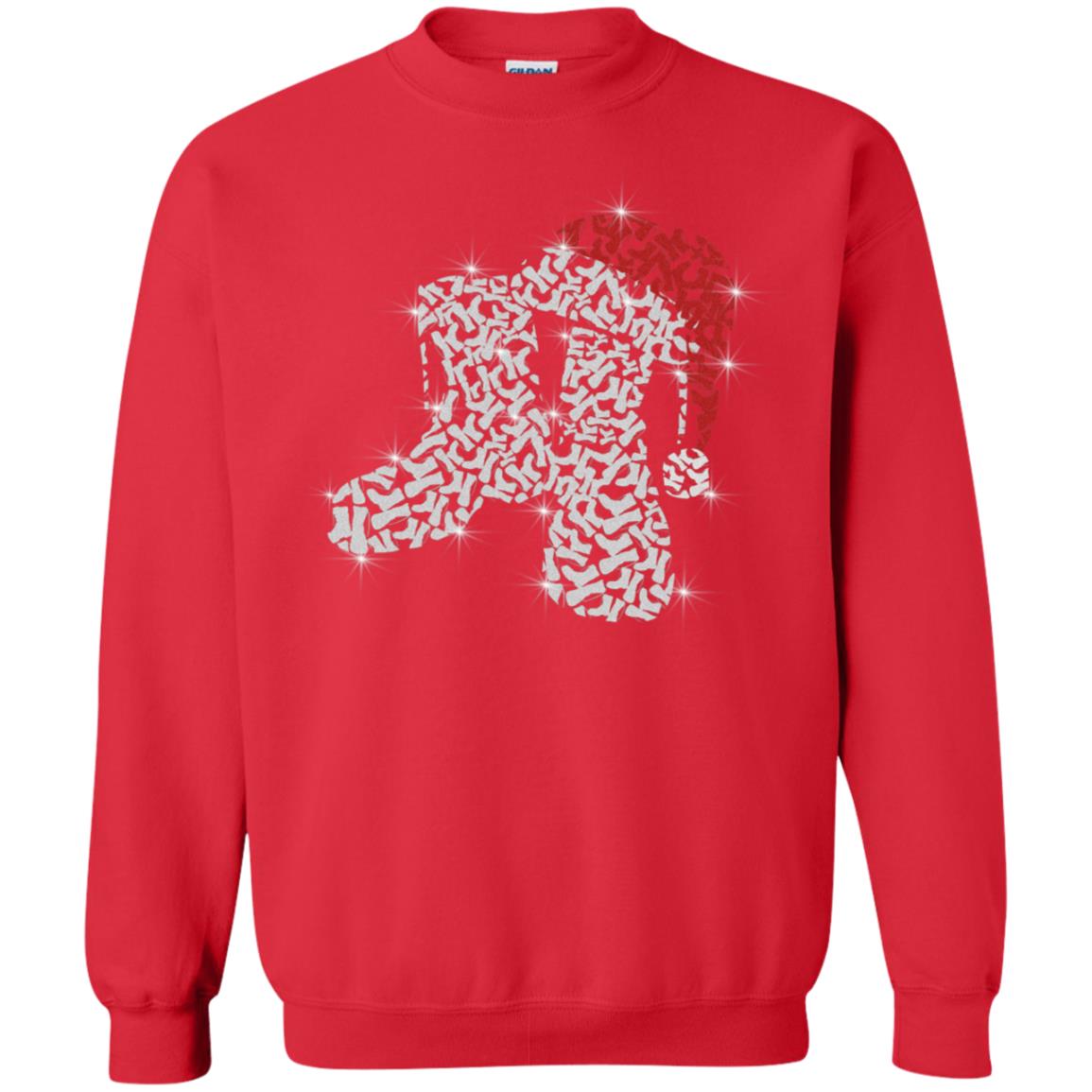 Veteran Boot With Santa Hat Merry Christmas Gift Shirt For Mens Womens Red