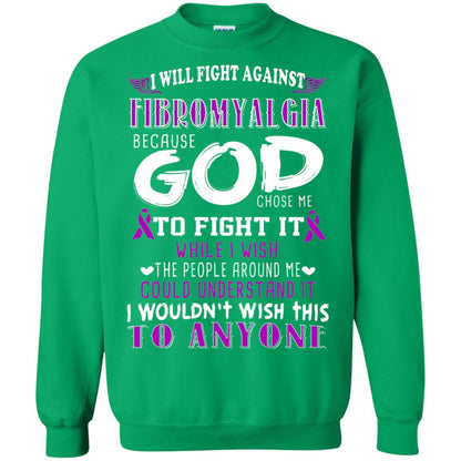 Fibromyalgia Awareness Shirt I Will Fight Against Fibromyalgia Irish Green