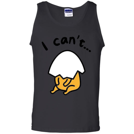 Film T-shirt Gudetama Lazy Egg I Can't Black
