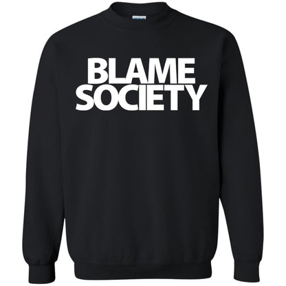 Mens Blame Society Urban Hip Hop T-shirt Black