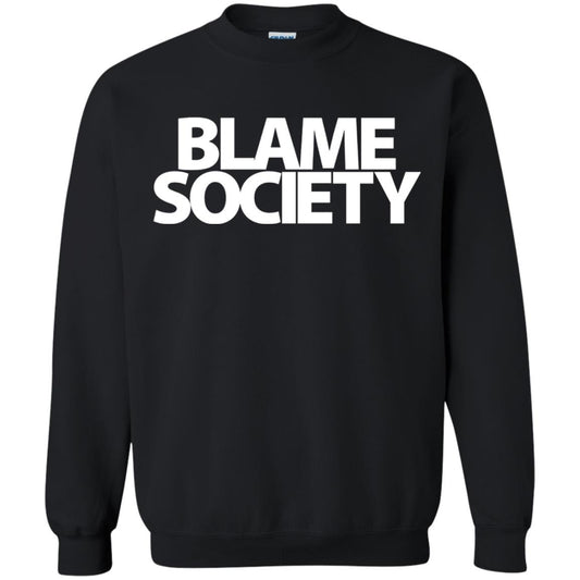 Mens Blame Society Urban Hip Hop T-shirt Black