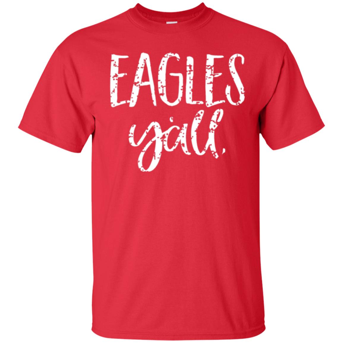 Eagles Y_all Flying Eagles T-shirt Red