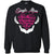 Single Mom If You Think My Hands Are Full You Should See My HeartG180 Gildan Crewneck Pullover Sweatshirt 8 oz.