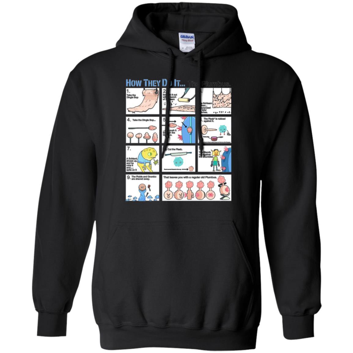 Film T-shirt How They Do Itthe Plumbus Black