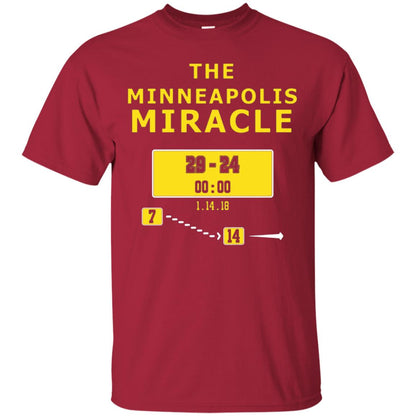 Football Lover T-shirt The Minneapolis Miracle Cardinal