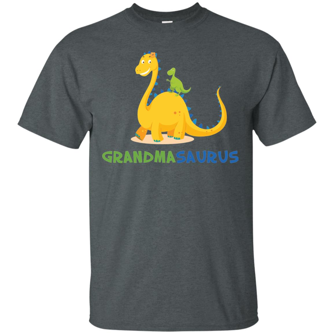 Grandmasaurus Grandmom Grandma Shirt Dark Heather