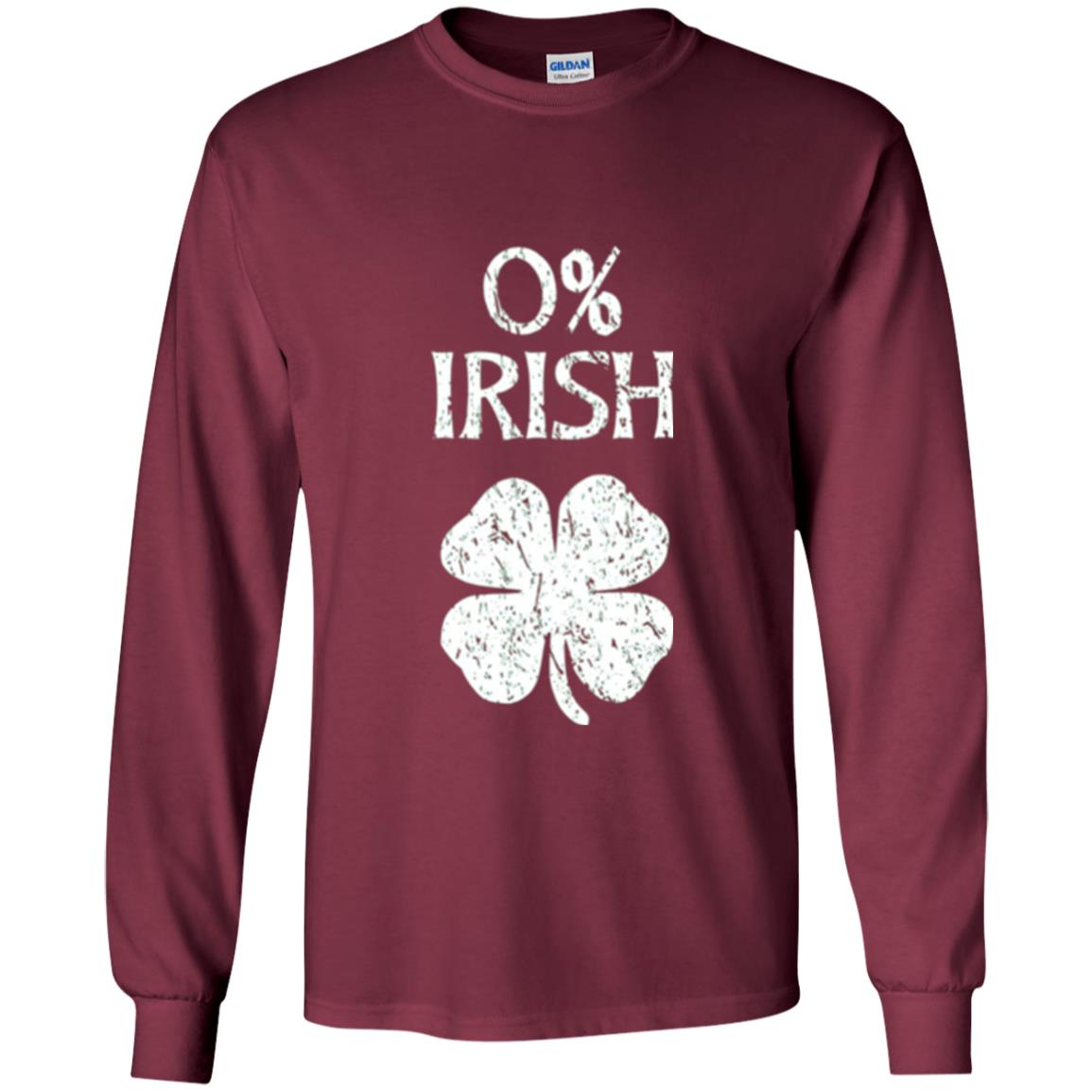 St. Patrick Day T-shirt Shamrocks 0_ Irish Vintage Maroon