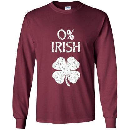 St. Patrick Day T-shirt Shamrocks 0_ Irish Vintage Maroon