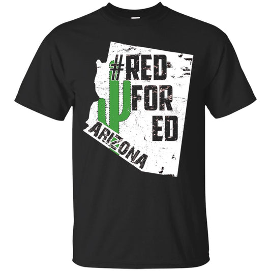 Arizona Teacher Shirt Hash Tag Red For Ed Support For Teachers Black